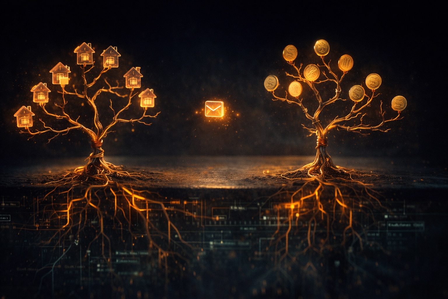 Two apps growing roots